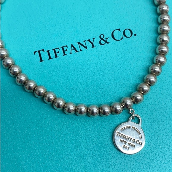 AUTH Tiffany Bead Bracelet - Sterling Silver - Picture 2 of 7